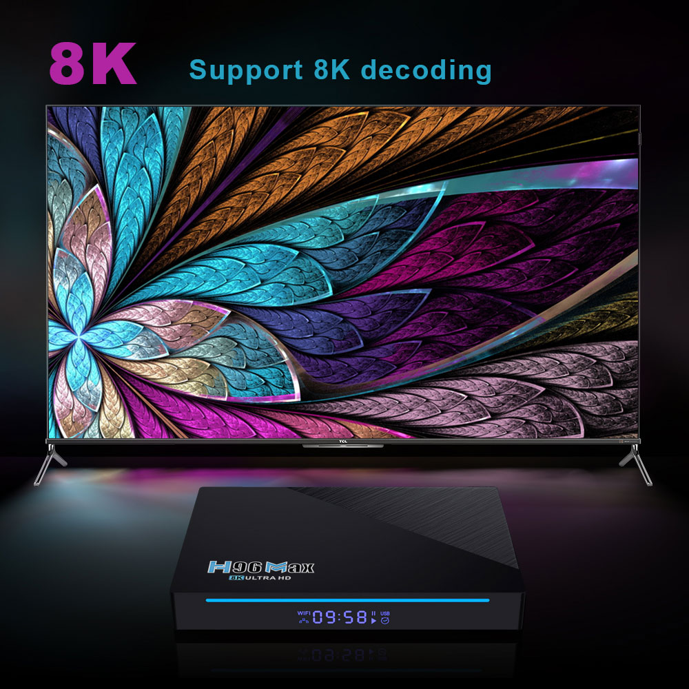 H96 Max RK3566 Android 11 TV Box 8G RAM 128GB